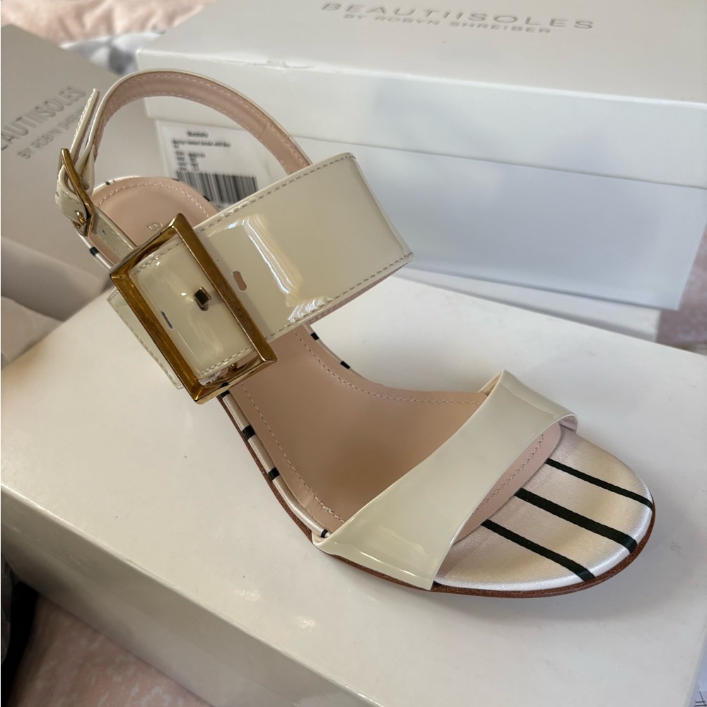 BEAUTIISOLES BY ROBYN SHREIBER SHOES SIZE 6.MARILYN COLOR OFW.